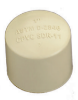 Picture of CPVC Plain End Cap, Plain Fittings- 1-1/4 Inch, Cream Colour