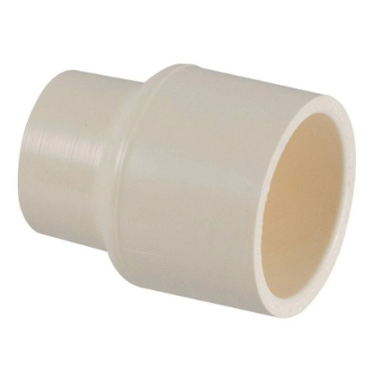 Picture of CPVC Plain Reducer Coupler, Plain Fittings- 1-1/2*3/4 Inch, Cream Colour