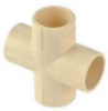 Picture of CPVC Plain Cross Tee, Plain Fittings- 3/4 Inch, Cream Colour