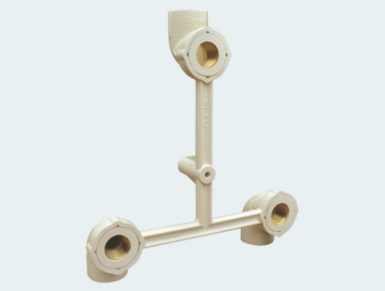 Picture of CPVC Wall Mixer, Plain Fittings- 3/4*1/2 Inch, Cream Colour