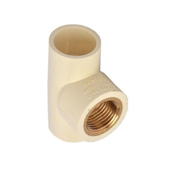 Picture of CPVC Brass Tee, CPVC Brass Fittings-3/4 Inch, Cream Colour