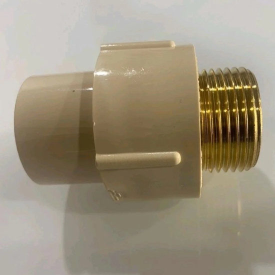 Picture of CPVC Brass MTA, CPVC Brass Fittings-3/4 Inch, Cream Colour