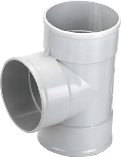 Picture of Tee 110mm, Polypropylene Agri Fittings-4 Inch, White Colour