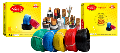 Picture of Vasavi PVC Cable Multi Strand Single Core Unsheathed Flexible cable with Copper Conductor