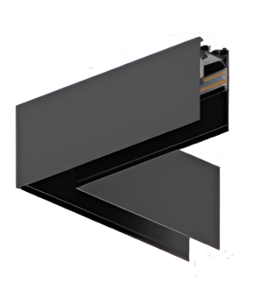 Picture of ALT1008, Surface 90° Jointers, Magnetic Track, Black