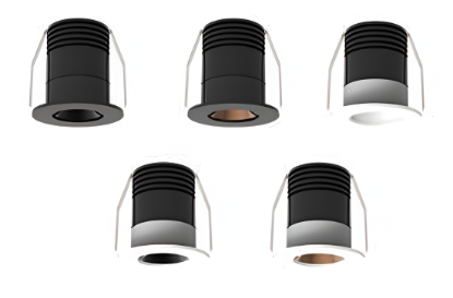 Picture of ALT0800, Vimio II, COB Spotlight, Magnetic Track Light - 3W, Black & Black/Black & Rose Gold/White & White/White & Black/White & Rose Gold