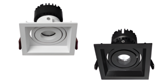 Picture of ALT0834, Allora, Tiltable, COB Downlight, Magnetic Track Light - 9W, White/Black