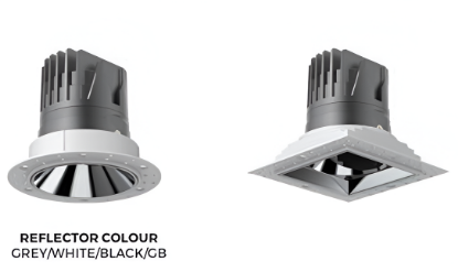 Picture of ALT1065T SQ, Bigshot, Trimless, COB Downlight, Magnetic Track Light - 9W, White/Black