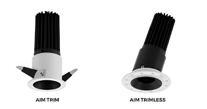 Picture of ALT1059, AIM COB Spot Trim, COB Spotlight, Magnetic Track Light - 10W, White/Black