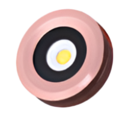 Picture of ALT0944, Striker, COB Surface, Magnetic Track Light - 3W, White/Black/Rose Gun/Wood