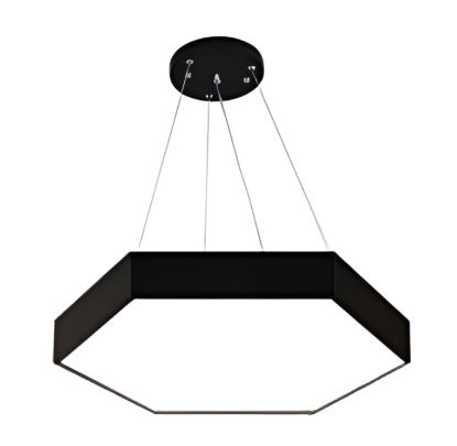 Picture of HEXA600, Pendant Hanging - 48W, White/Black