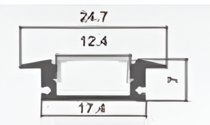 Picture of ALT0403, Profile Series, Conceal Profile-2M 