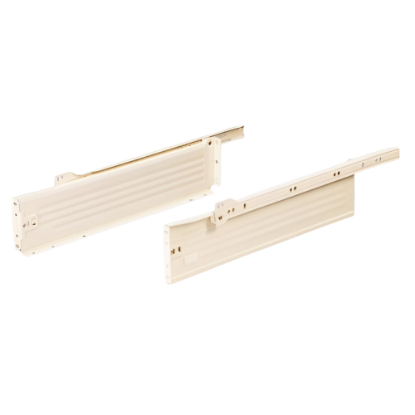 Picture of Ebco, FPDS54-40-6, Full Panel with 6mm Bottom Track (Ht.54mm), Drawer Slides and Hinges, Ivory - 400mm