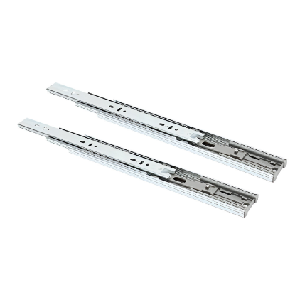 Picture of Ebco, STDS-35-35, Sleek Telescopic Drawer Slides -35, Primary Series, Drawer Slides and Hinges, Zinc Plated White/Zinc Plated Black - 350mm