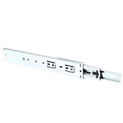 Picture of Ebco, STDS-40-35, Sleek Telescopic Drawer Slides -35, Primary Series, Drawer Slides and Hinges, Zinc Plated White/Zinc Plated Black - 400mm