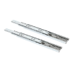 Picture of Ebco, STDS-45-35, Sleek Telescopic Drawer Slides -35, Primary Series, Drawer Slides and Hinges, Zinc Plated White/Zinc Plated Black - 450mm