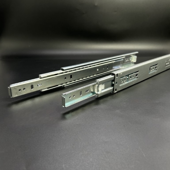 Picture of Ebco, SFDS40-35, Steel Furniture Drawer Slides (35kg), Specialty Series, Drawer Slides and Hinges, Zinc Plated White - 400mm