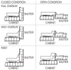 Picture of Ebco, E-HS2, Slip on Hinge - Euro - Overlay, Half Overlay & Inset, Primary Series, Hinges, Nickel Plated- 35mm